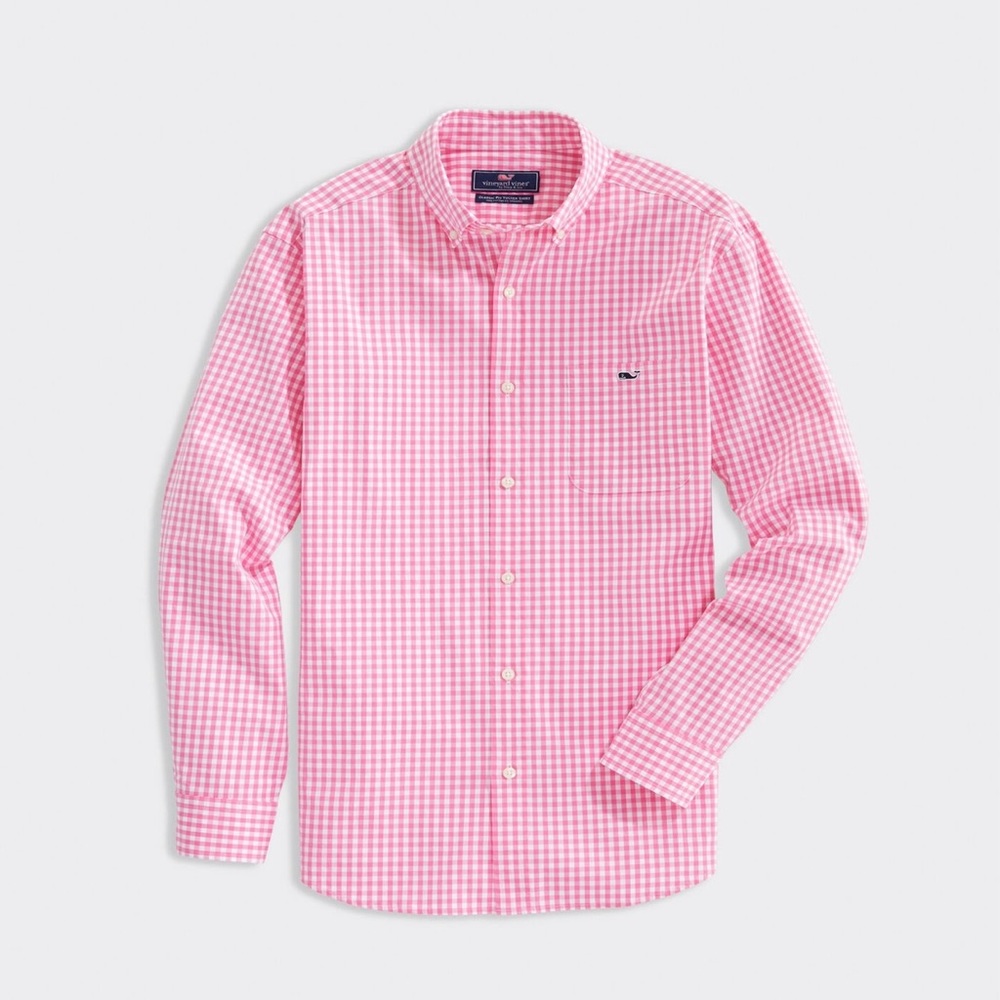 Vineyard Vines Pink Button Down